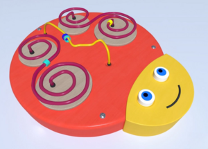 Настенный игровой элемент в виде головы гусеницы - fgospostavki.ru - Самара