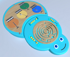 Настенный игровой элемент «Гусеница» - fgospostavki.ru - Самара