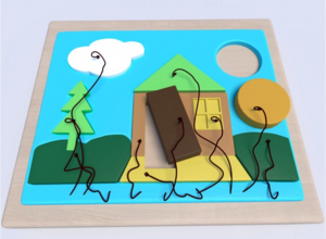 Настенная панель «Домик» - fgospostavki.ru - Самара