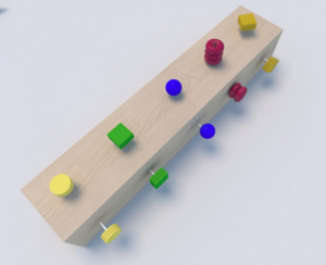 Развивающая панель «Винтовые цветочки » - fgospostavki.ru - Самара