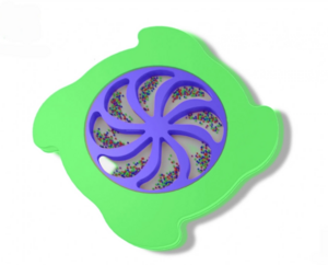 Тактильно-развивающая панель «Вращение радуги» - fgospostavki.ru - Самара