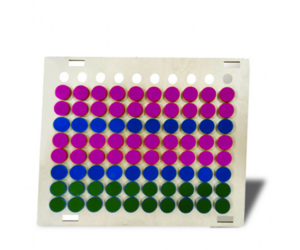 Тактильно-развивающая панель «Цветные фигурки» - fgospostavki.ru - Самара