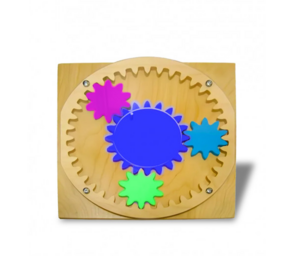 Тактильно-развивающая панель «Цветные шестеренки» - fgospostavki.ru - Самара