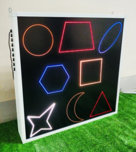 Панель интерактивная со светящимися цветными фигурами - fgospostavki.ru - Самара