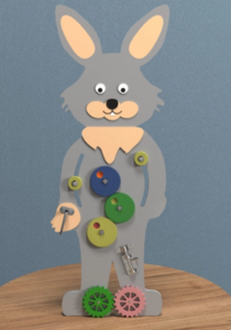 Бизиборд «Пасхальный кролик» - fgospostavki.ru - Самара