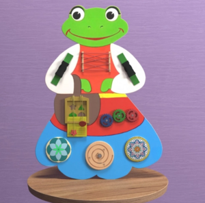 Бизиборд «Лягушка» - fgospostavki.ru - Самара