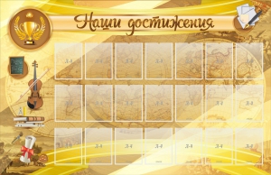 Стенд "Наши достижения" Вариант 5 - fgospostavki.ru - Самара