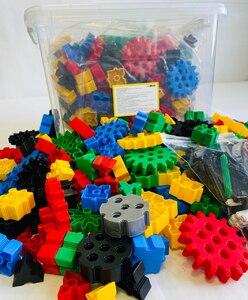 Конструктор Шестеренки (STEM Junior) 300 деталей  - fgospostavki.ru - Самара