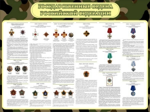 Стенд "Государственные ордена РФ" - fgospostavki.ru - Самара