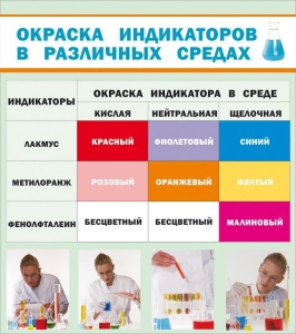 Стенд "Окраска индикаторов в различных средах" - fgospostavki.ru - Самара