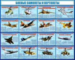 Стенд "Боевые самолеты и вертолеты" - fgospostavki.ru - Самара