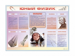 Стенд-уголок "Юный физик" - fgospostavki.ru - Самара