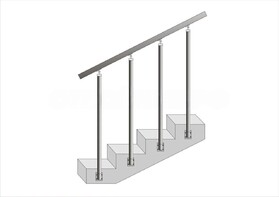 Перила для входной группы - fgospostavki.ru - Самара