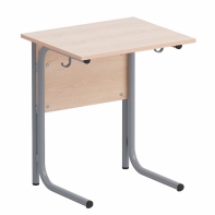 Стол ученический одноместный на круглой трубе - fgospostavki.ru - Самара