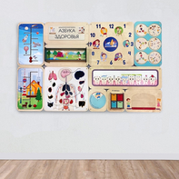 «Азбука здоровья» - Дидактическая настенная панель - fgospostavki.ru - Самара