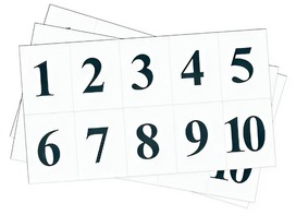 Набор цифр от 1 до 10 (для начальной школы) - fgospostavki.ru - Самара