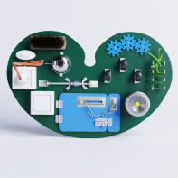 Бизиборд «Зеленое сердце» - fgospostavki.ru - Самара