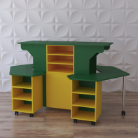 Модульный стеллаж "Весёлые занятия" - fgospostavki.ru - Самара