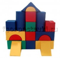 Мягкий модуль-конструктор "Городок" (18 элементов) - fgospostavki.ru - Самара