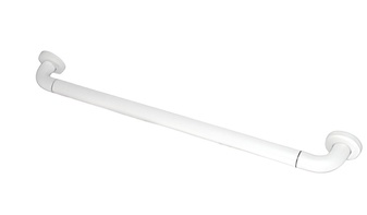 Поручень прямой с антибактериальным покрытием (белый) - fgospostavki.ru - Самара