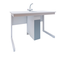 Стол ученический для кабинета химии двухместный - fgospostavki.ru - Самара