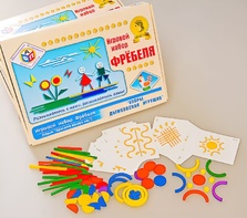 Игровой набор Фребеля "Узоры. Дымковская игрушка" (серия "Красота вокруг нас") - fgospostavki.ru - Самара