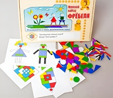 Игровой набор Фребеля "Конструктор плоскостной-4" (Серия "Эксперимент") - fgospostavki.ru - Самара