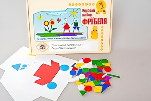 Игровой набор Фребеля "Конструктор плоскостной-1" (Серия "Эксперимент") - fgospostavki.ru - Самара