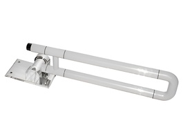 Поручень откидной с антибактериальным покрытием (белый) - fgospostavki.ru - Самара