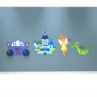 Комплект бизибордов «В сказочном королевстве» 4 в 1 - fgospostavki.ru - Самара