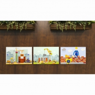 Комплект настенных панелей «Стройка» - fgospostavki.ru - Самара