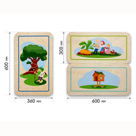 Набор стеновых панелей «Мир сказки - У Лукоморья» - fgospostavki.ru - Самара