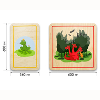 Набор стеновых панелей «Мир сказки - Волшебные герои» - fgospostavki.ru - Самара