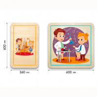 Набор стеновых панелей «Мои увлечения - Весёлые эксперименты» - fgospostavki.ru - Самара