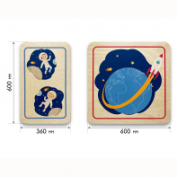 Набор стеновых панелей «Мы в Космосе - Первый полёт» - fgospostavki.ru - Самара