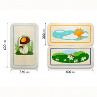 Набор стеновых панелей «Природа нашего края - Прогулка» - fgospostavki.ru - Самара