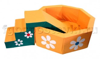 Бассейн "Ромашка" восьмигранный со ступенькой - fgospostavki.ru - Самара