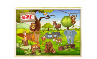 Интерактивная светозвуковая панель «Зверинец» - fgospostavki.ru - Самара