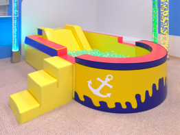 Бассейн сухой фигурный разборный - fgospostavki.ru - Самара