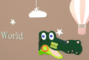 Бизиборд «Голова крокодила» - fgospostavki.ru - Самара