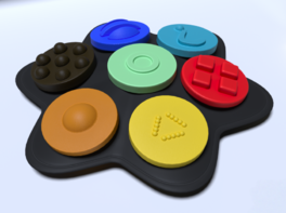 Полностью тактильный коммуникатор 7-кнопочный многоуровневый - fgospostavki.ru - Самара