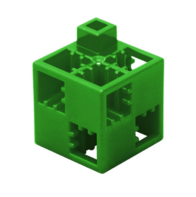 Кубик-основание зеленый 20х20 Artec - fgospostavki.ru - Самара