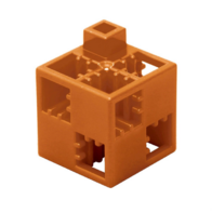 Кубик-основание коричневый 20х20 Artec - fgospostavki.ru - Самара