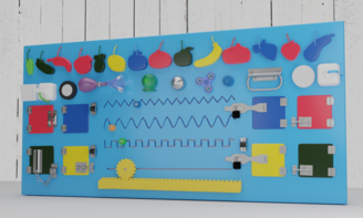 Бизиборд «Фрукты и овощи» - fgospostavki.ru - Самара