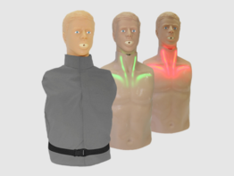 "Александр-03" тренажер-манекен взрослого пострадавшего для отработки приемов сердечно-легочной реанимации (голова, торс) со светозвуковым индикатором - fgospostavki.ru - Самара