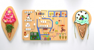 Комплект бизибордов «Фабрика мороженого» - fgospostavki.ru - Самара