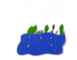 Тактильно-развивающая панель «Пруд» - fgospostavki.ru - Самара