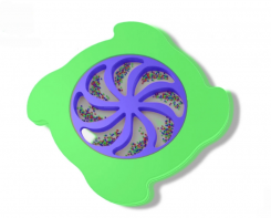 Тактильно-развивающая панель «Вращение радуги» - fgospostavki.ru - Самара