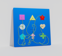 Тактильно-развивающая панель «Геометрия» - fgospostavki.ru - Самара