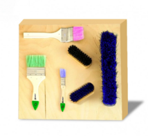 Тактильно-развивающая панель с мягкими кисточками - fgospostavki.ru - Самара